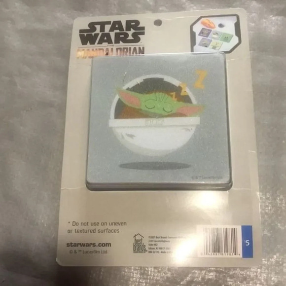 Star Wars the mandalorian baby yoda 5 pack bath tub treads - Picture 2 of 9